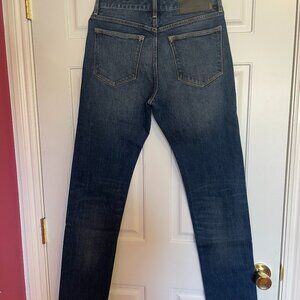 Buck Mason Men's Maverick Slim Color Dark Wash Jeans